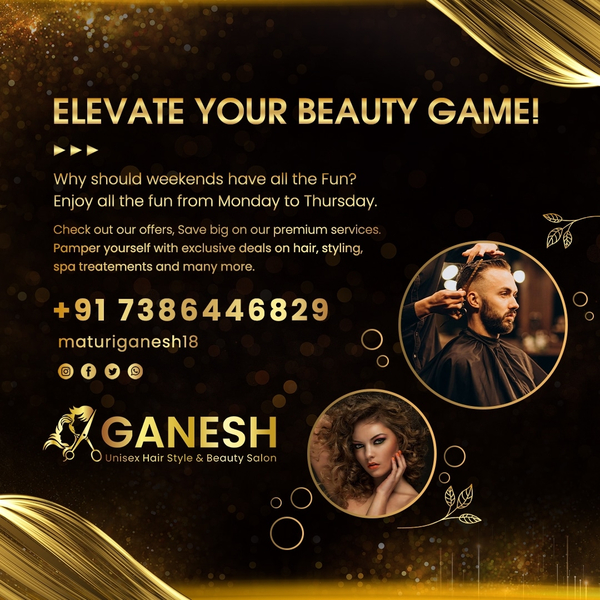 Cover photo of Ganesh Hair Style & Beautician Gajularamaram - Beauty Parlour Services at Home For Ladies and Gents in Gajularamaram